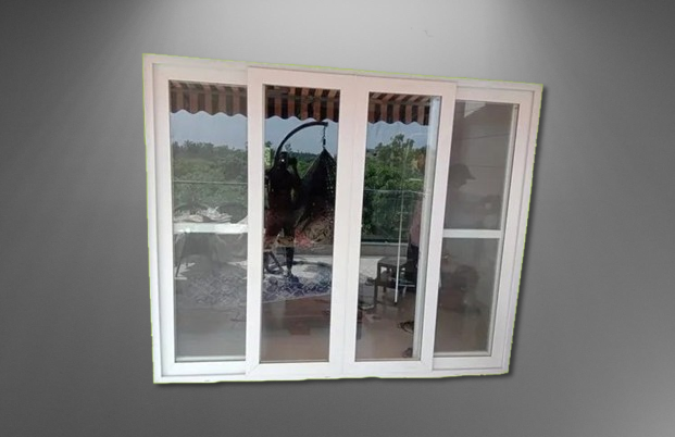 Center Sliding Door
